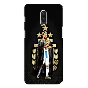 Чехлы для One Plus 6T (Leo чемпион) (AlphaPrint) (Месси Король)