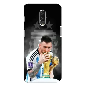 Чехлы для One Plus 6T (Leo чемпион) (AlphaPrint) (Месси Чемпион)