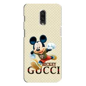 Чехол Disney Mouse One Plus 6T (PREMIUMPrint) (Mikki Gucci)