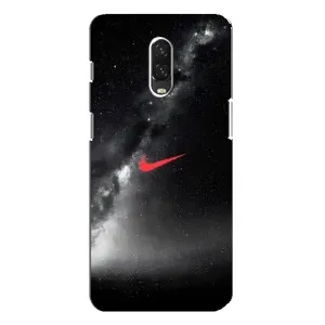 Чехол для One Plus 6T - с принтом Найк (AlphaPrint) (Найк красный)