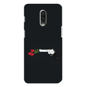 Чехлы (ART) Цветы на One Plus 6T (VPrint) (Неожиданные цветы)