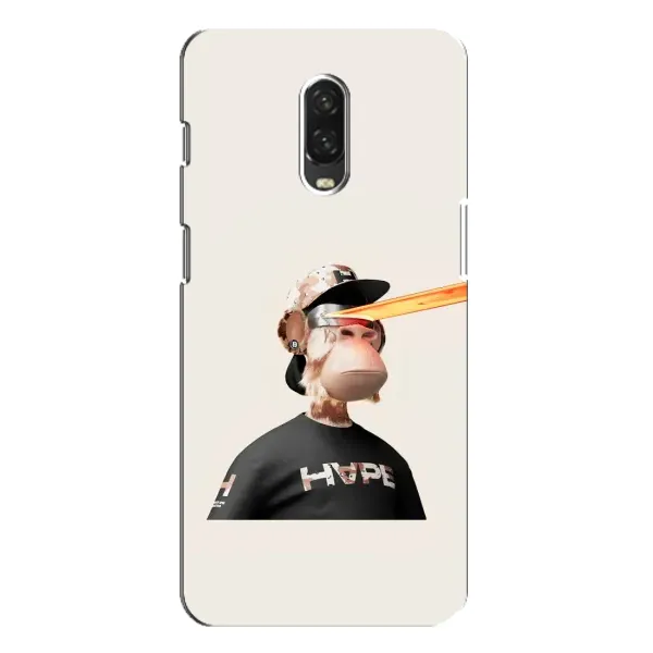 Чехол с принтом «обезьяна NFT в очках» для OnePlus 6T
