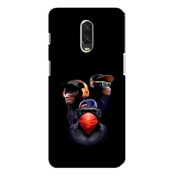 Чехол с принтом «Три обезьяны» для OnePlus 6T Чехол с принтом «Три обезьяны» для OnePlus 6T