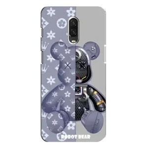 Крутые Чехлы Луи Виттон для One Plus 6T (AlphaPrint) (Робот Мишка)