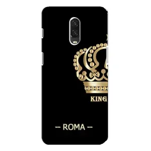 Чехлы для One Plus 6T (VPrint) - Футбольные клубы (Roma)
