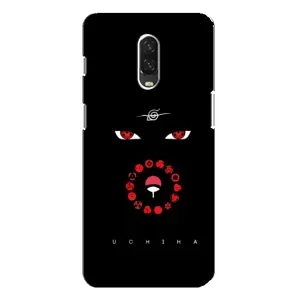 Чехлы на тему: Итачи Учиха для One Plus 6T (AlphaPrint) (глаза Итачи)