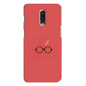 Чехлы с Гарри Поттером для One Plus 6T (AlphaPrint) (шрам и очки)
