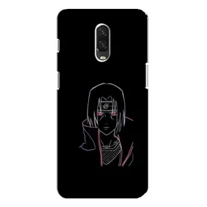 Чехлы на тему: Итачи Учиха для One Plus 6T (AlphaPrint) (силуэт Итачи)