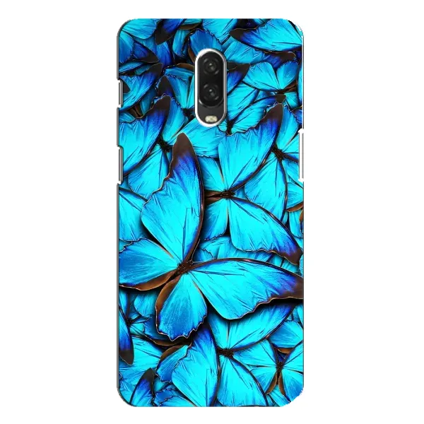 Чехол с принтом «Синие бабочки» для OnePlus 6T Чехол с принтом «Синие бабочки» для OnePlus 6T
