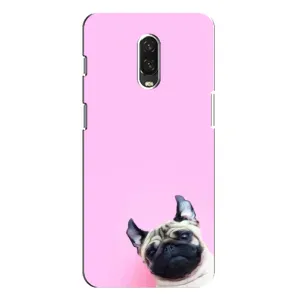 Чехлы с собаками для One Plus 6T (VPrint) (Смешная собака)