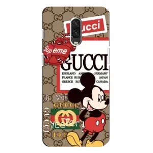 Чехол Disney Mouse One Plus 6T (PREMIUMPrint) (Стильный Микки)