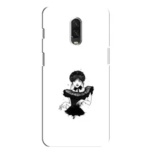 Чехлы Венсдей на One Plus 6T Уэнсдей (AlphaPrint) (танец Уэнздей)