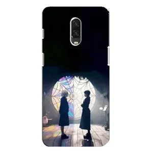 Чехлы Венсдей на One Plus 6T Уэнсдей (AlphaPrint) (Уэнздей и Инид)