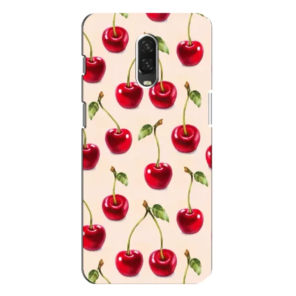 Чохол з принтом «Черешня» для OnePlus 6T