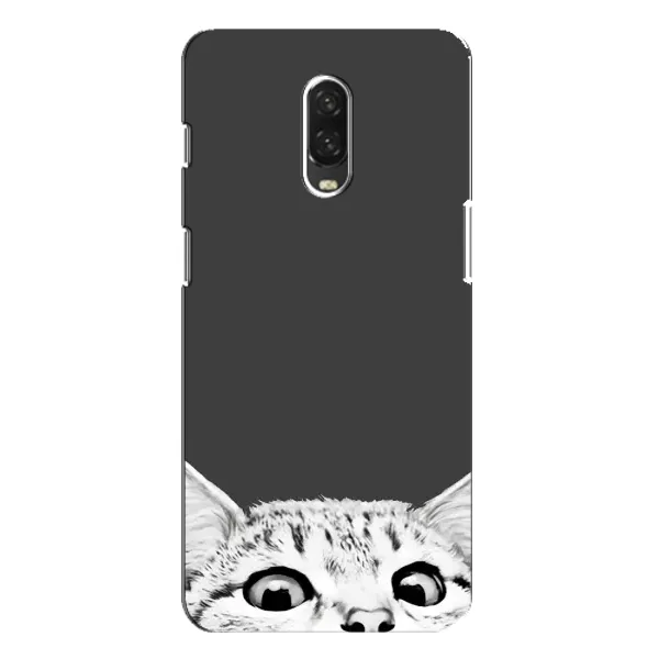 Чехол с принтом «Выглядывает кот» для OnePlus 6T