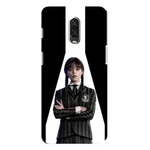Чехлы Венсдей на One Plus 6T Уэнсдей (AlphaPrint) (W-Wednesday)