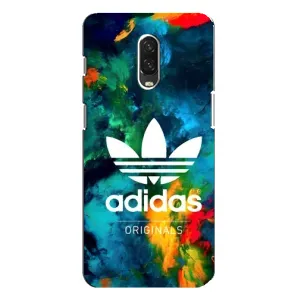 Чехлы Адидас для One Plus 6T (AlphaPrint) (Яркий Адидас)