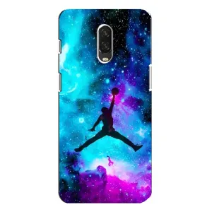 Чехлы для One Plus 6T - с картинкой JORDAN (AlphaPrint) (Яркий Джордан)