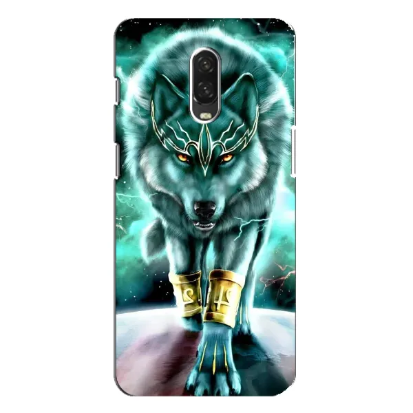 Чехол с принтом «Яркий волк» для OnePlus 6T