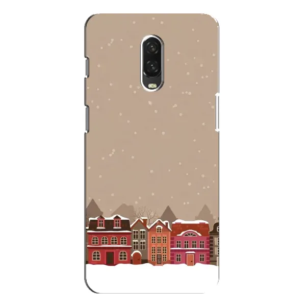 Чехол с принтом «Зимний город» для OnePlus 6T