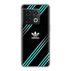 Чехлы Адидас для OnePlus 10 Pro (AlphaPrint) (Адидас с полосами)