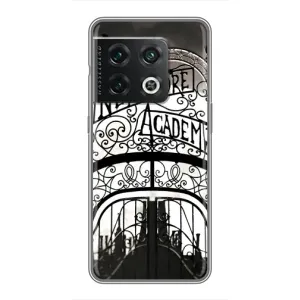 Чехол с дизайном Венздей 2 на OnePlus 10 Pro (Ворота Академии Невермор)