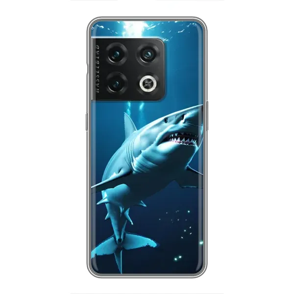 Чехол с принтом «Акула под водой» для OnePlus 10 Pro