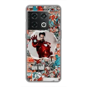 Чехлы с героями Марвел OnePlus 10 Pro (VPrint) (Айронмен)