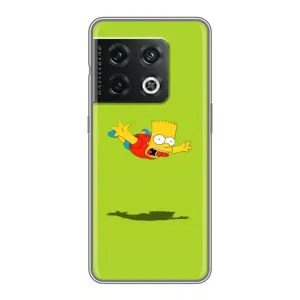 Чехол с Симпсонами для OnePlus 10 Pro (VPrint) (Барт Симпсон)