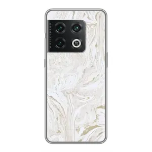 Мраморный чехол на OnePlus 10 Pro (VPrint) (Белый мрамор)