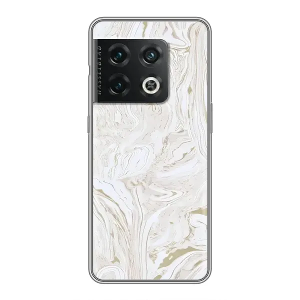 Чехол с принтом «Белый мрамор» для OnePlus 10 Pro