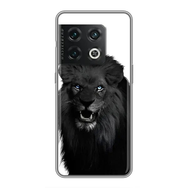 Чехол с принтом «Черный ЛЕВ» для OnePlus 10 Pro