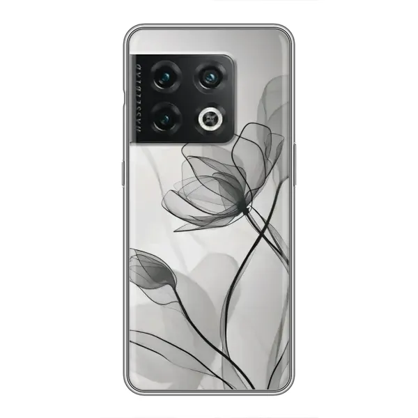 Чохол з принтом «Чорні квіти» для OnePlus 10 Pro Чохол з принтом «Чорні квіти» для OnePlus 10 Pro