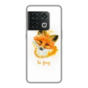 Чехлы с картинкой Лисички для OnePlus 10 Pro (VPrint) (Девочка Лиса)