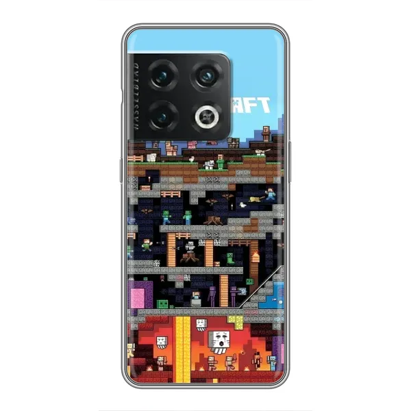 Чехол с принтом «фон Minecraft» для OnePlus 10 Pro Чехол с принтом «фон Minecraft» для OnePlus 10 Pro