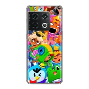 Чехлы Brawl Stars для OnePlus 10 Pro (AlphaPrint) (Герои Бравл Старс)