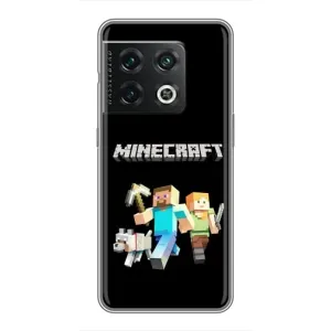 Чехол Майнкрафт на OnePlus 10 Pro (AlphaPrint) Minecraft (герои Minecraft)