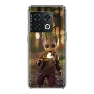 Чехол МАРВЕЛ для ВанПлас 10 Про (AlphaPrint) (I am Groot)