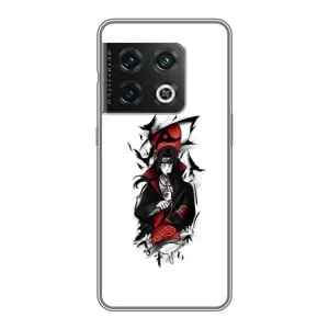 Чехлы на тему: Итачи Учиха для OnePlus 10 Pro (AlphaPrint) (Итачи с атрибутами)