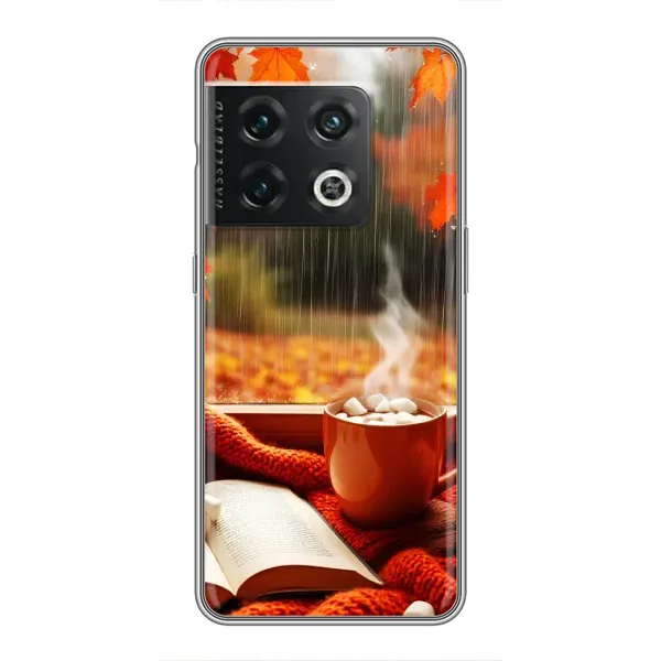 Чехол с принтом «Кофе и дождь» для OnePlus 10 Pro