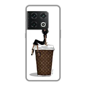 Чехлы Луи Витон для OnePlus 10 Pro (AlphaPrint - LOUIS VUITTON) (кофе LOUIS VUITTON)