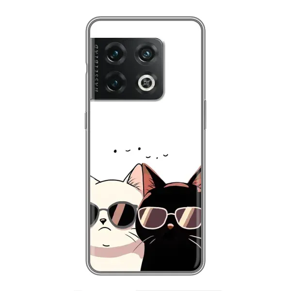 Чехол с принтом «Коты в очках» для OnePlus 10 Pro