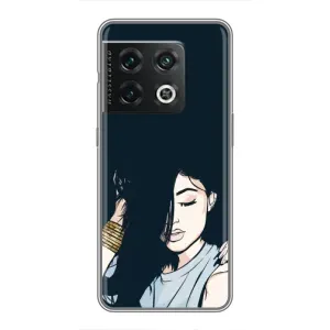 Чехол с печатью для OnePlus 10 Pro - (Мода) (AlphaPrint) (Красивая девочка)