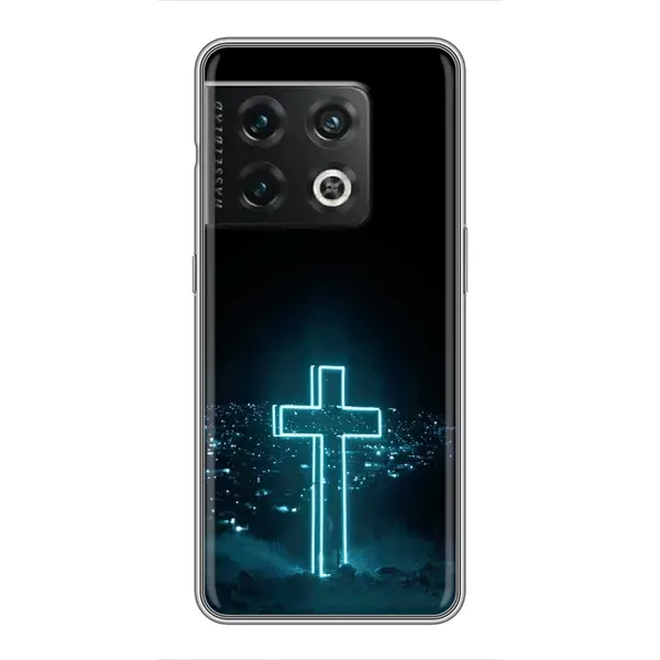 Чохол з принтом «Хрест і місто» для OnePlus 10 Pro