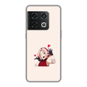 Чехлы Персонажи Аниме Наруто для OnePlus 10 Pro (AlphaPrint) (Лайк Сакура)