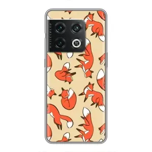Чехлы с картинкой Лисички для OnePlus 10 Pro (VPrint) (Лисички)