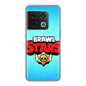 Чехлы Brawl Stars для OnePlus 10 Pro (AlphaPrint) (Лого Бравл Старс)