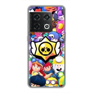 Чехол для OnePlus 10 Pro Бравл Старс (VPrint) (Лого Brawl Stars)