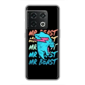Чехлы Мистер Бист для ВанПлас 10 Про (logo Mr beast)