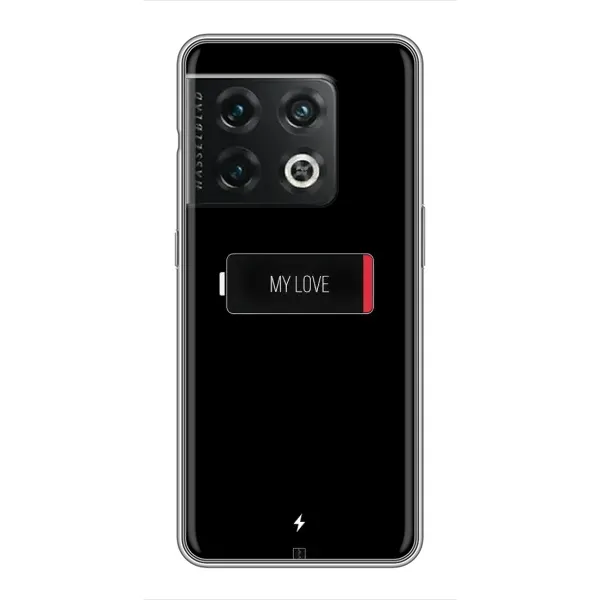 Чехол с принтом «Love battery» для OnePlus 10 Pro